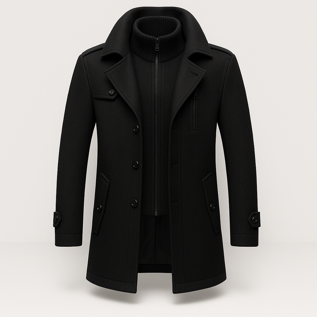 ANGELO | Winter coat with two-layer design