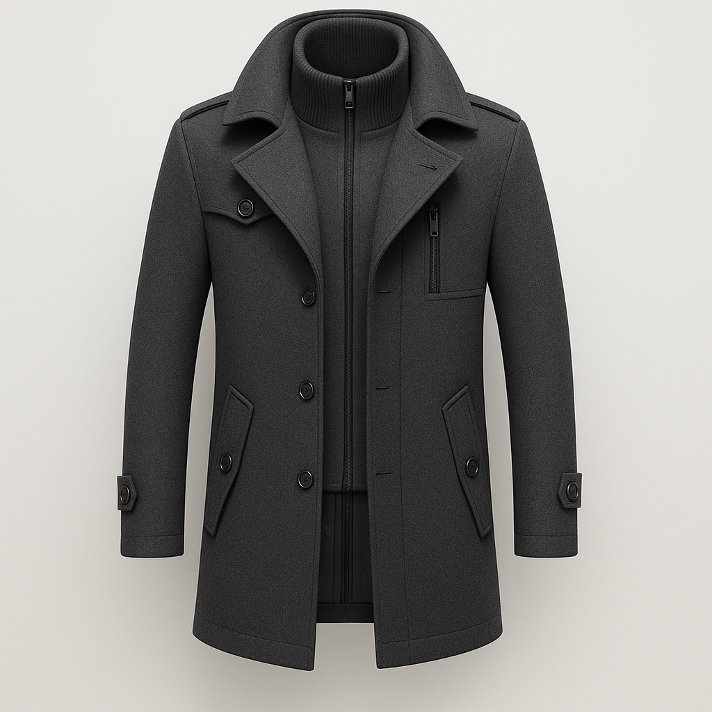 ANGELO | Winter coat with two-layer design