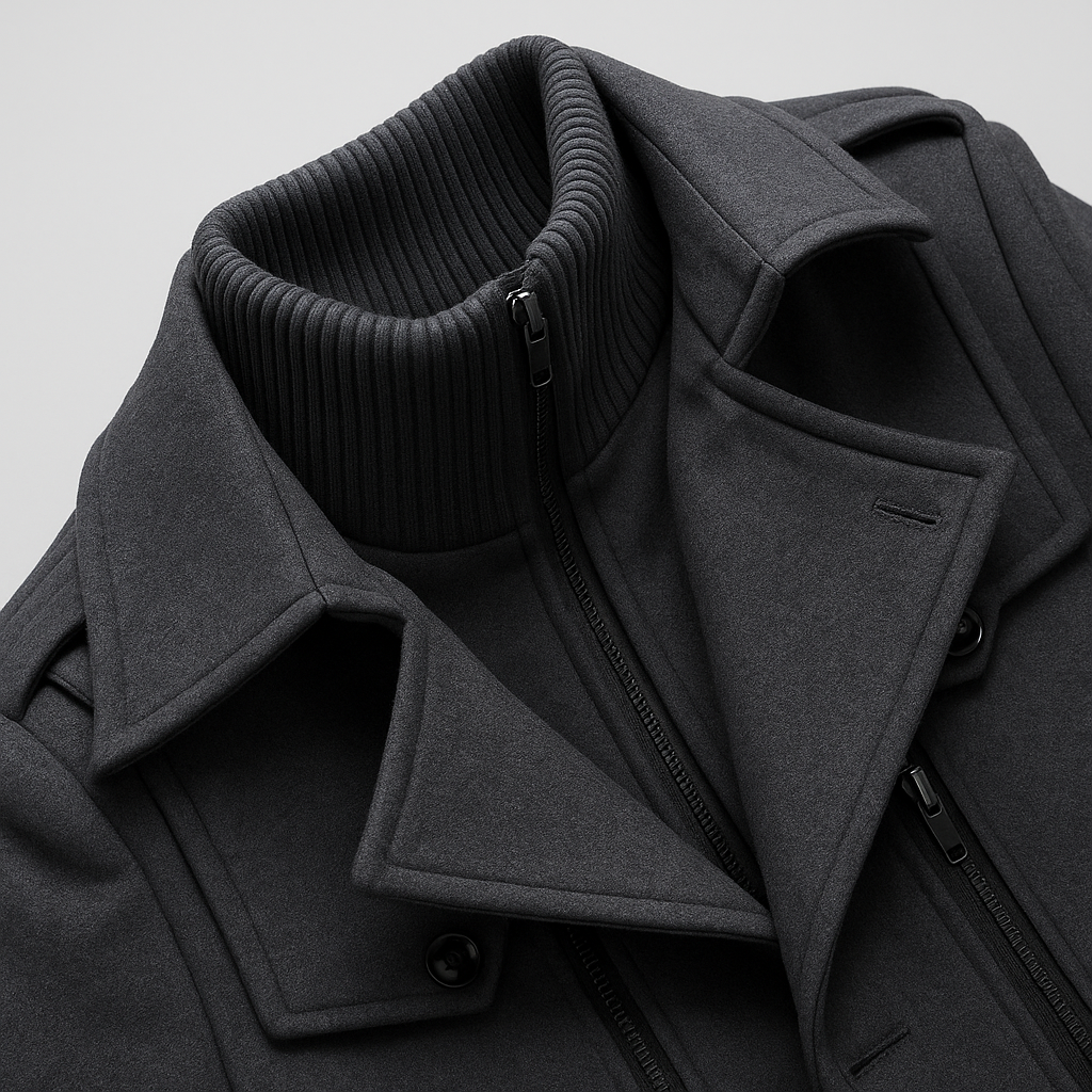 ANGELO | Winter coat with two-layer design