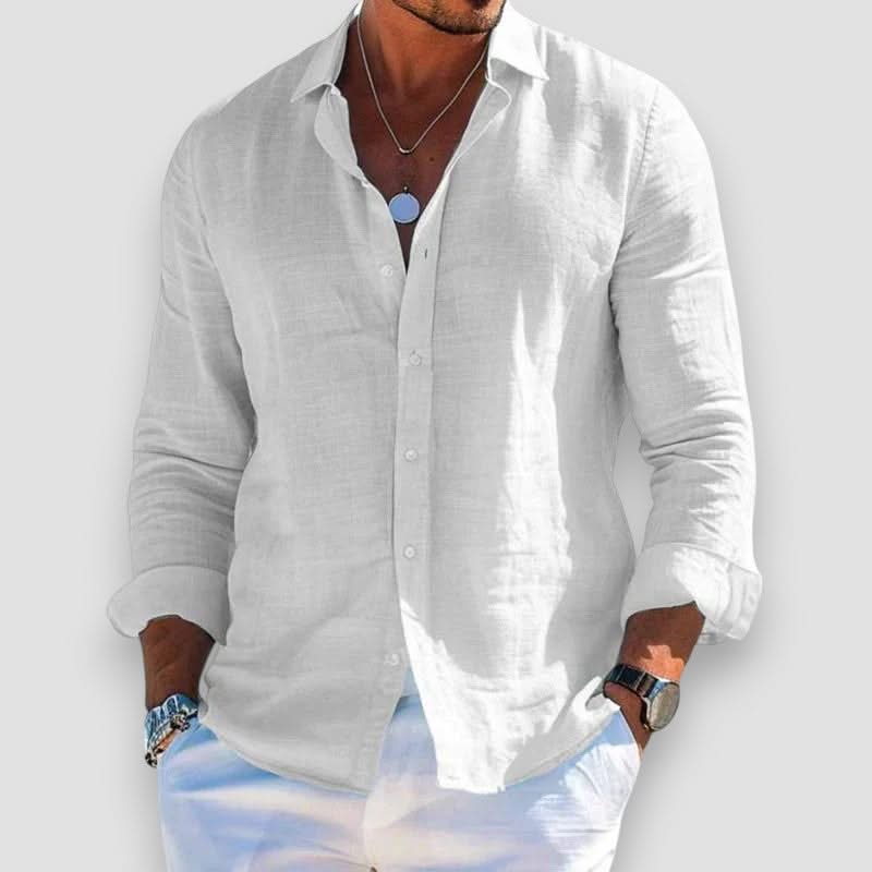 ALFIE | Linen shirt with relaxed fit