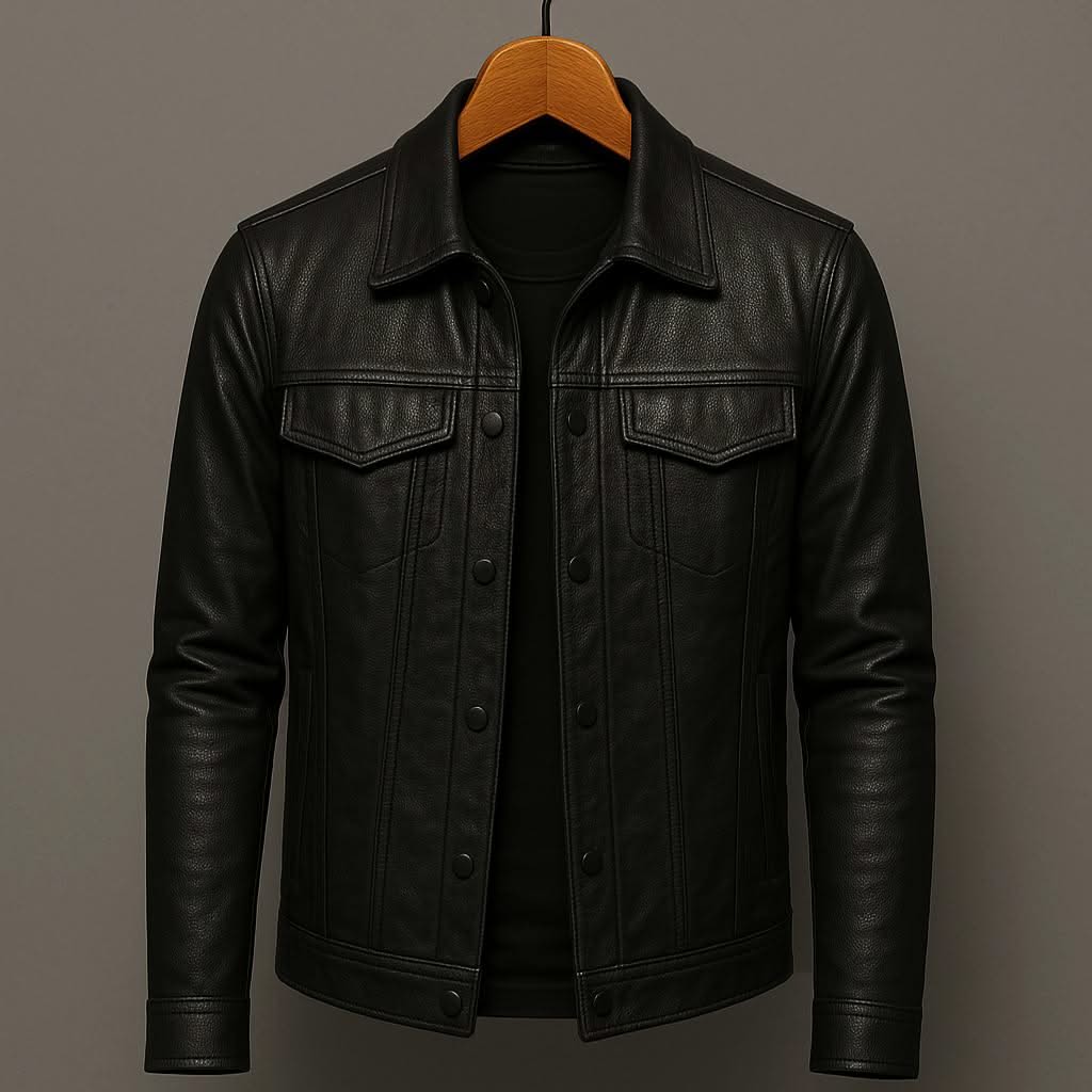 CAMDEN | Leather jacket with tailored fit