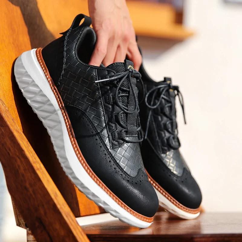 ALDEN | Leather sneaker with orthopedic insole
