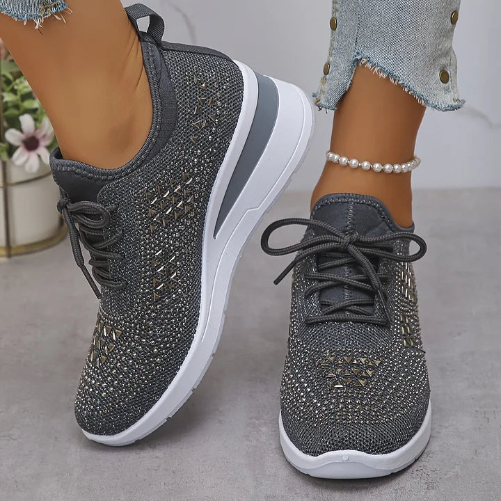 BONNIE | Orthopedic sneakers with sparkling detail
