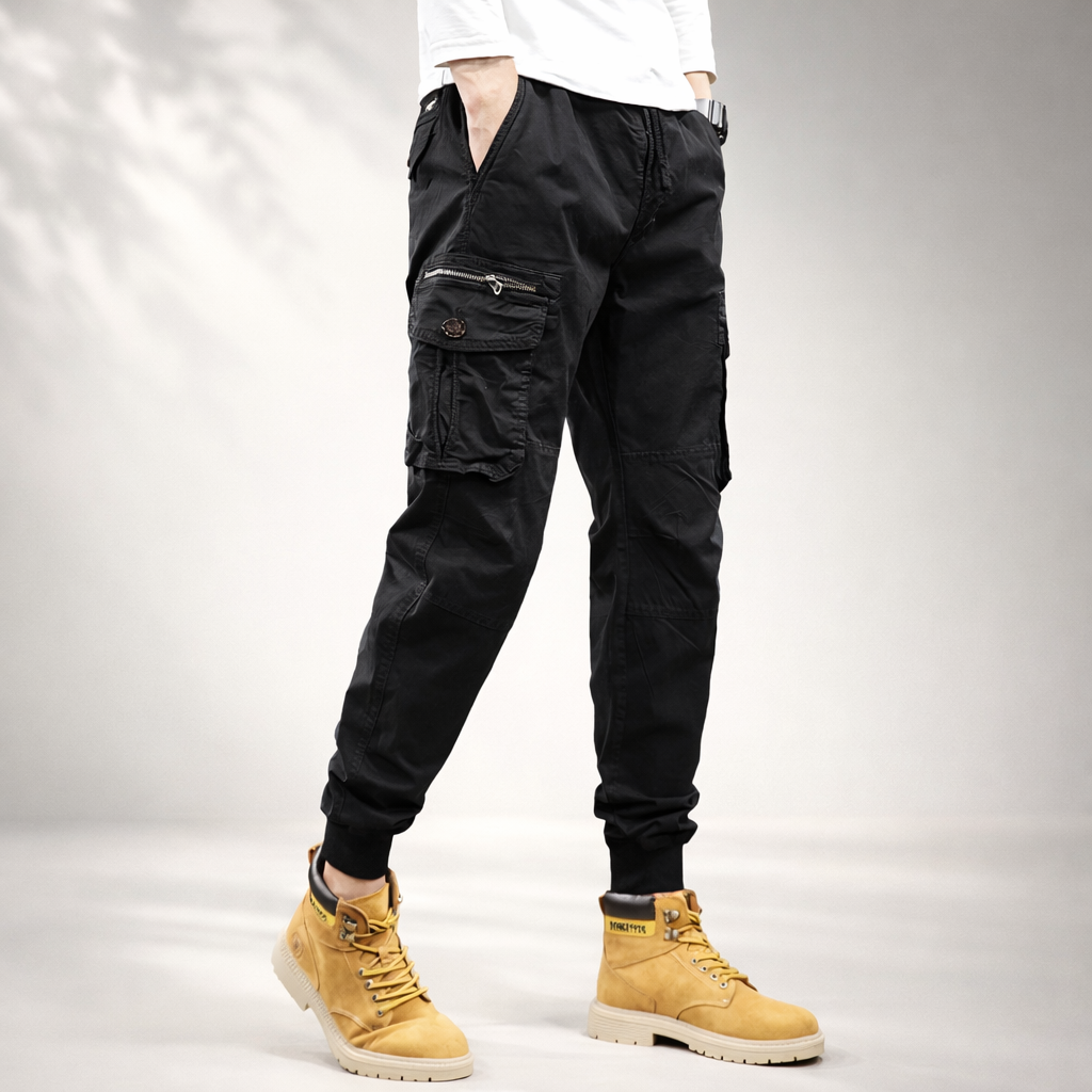 WADE | Cargo joggers with elasticated cuffs