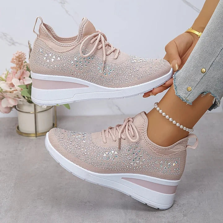 BONNIE | Orthopedic sneakers with sparkling detail