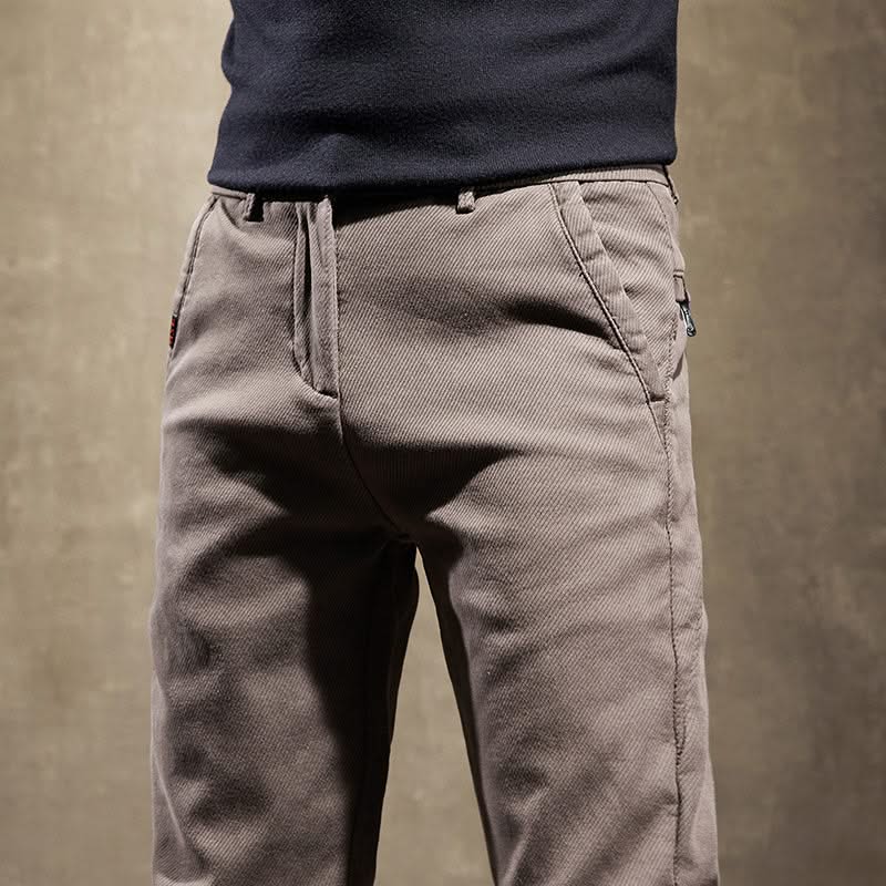 MASON | Slim-fit trousers with stretch cotton