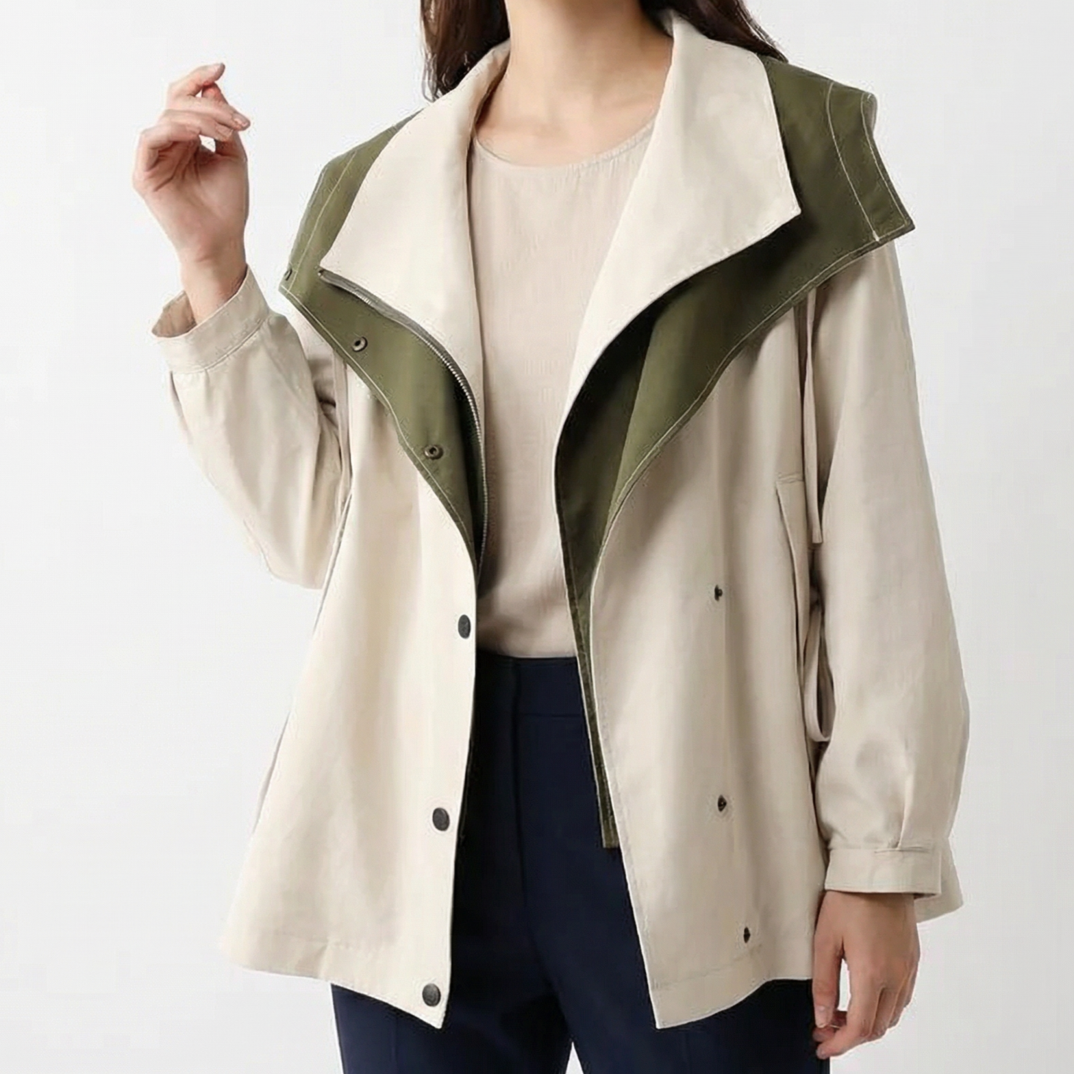 LUNA | Jacket with drawcord waist