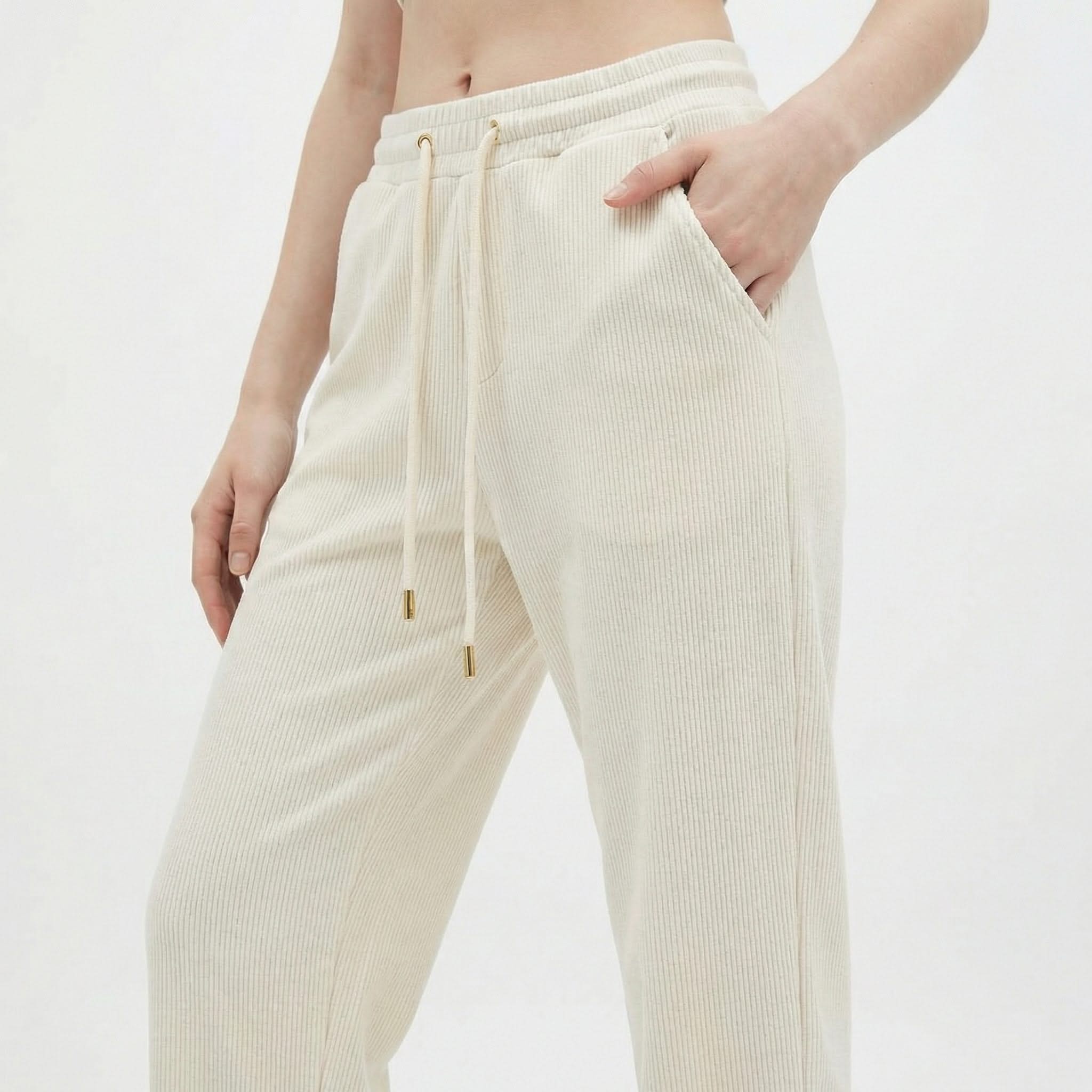 CAVO | Pants with ribbed texture