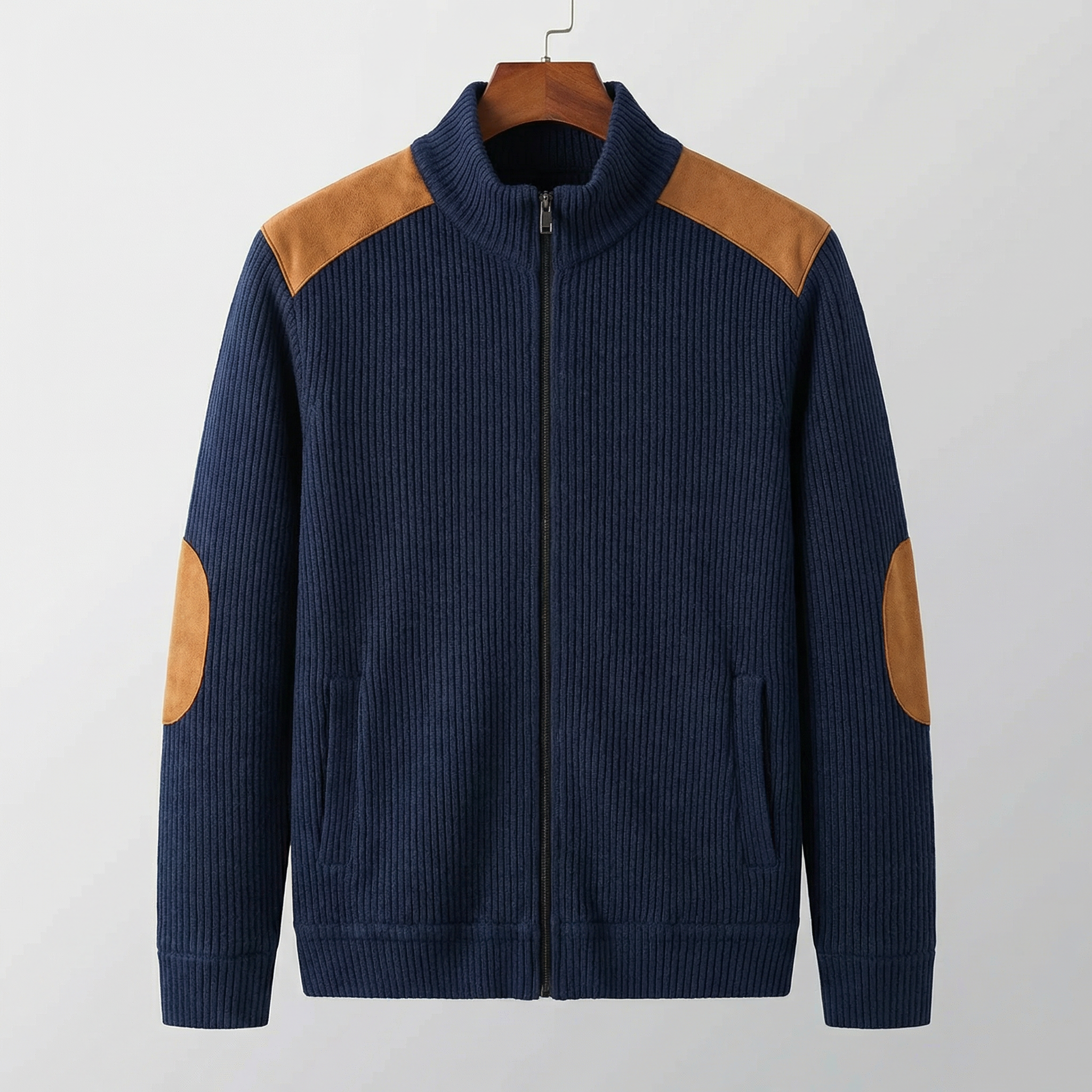FIORENT | Velvet jacket with leather accents