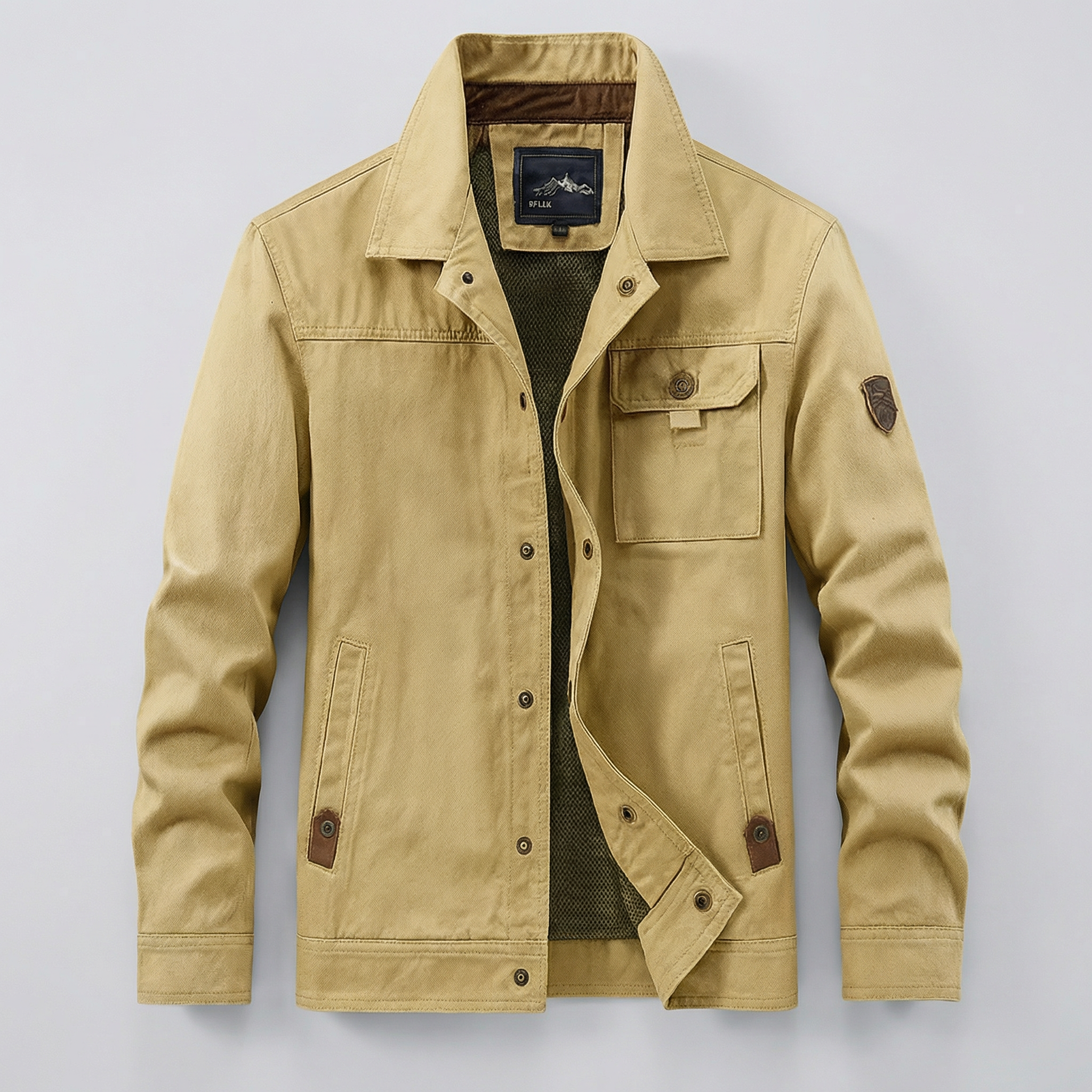 CALDWELL | Field jacket with snap-up closure