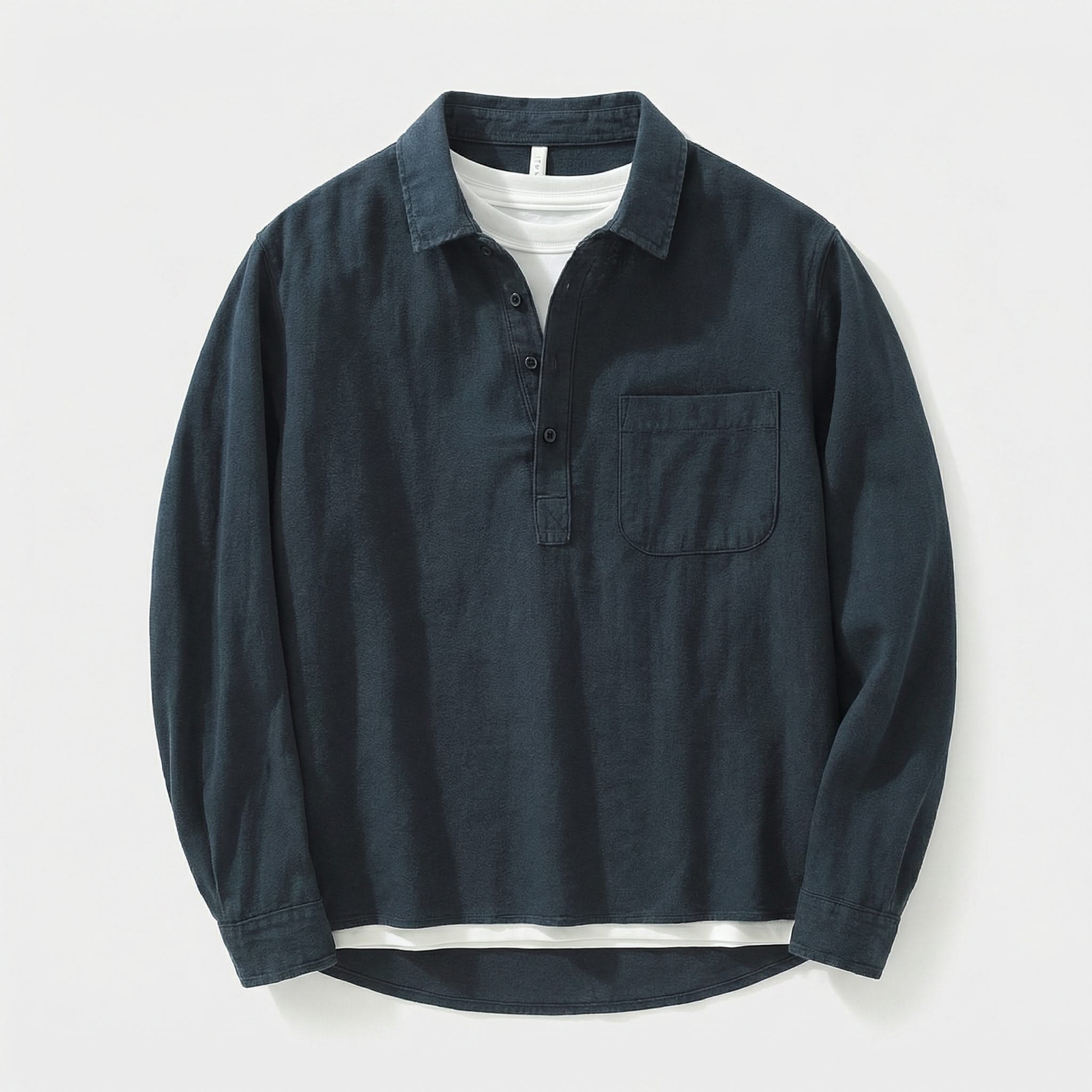 KYOTO | Shirt with half-placket detail