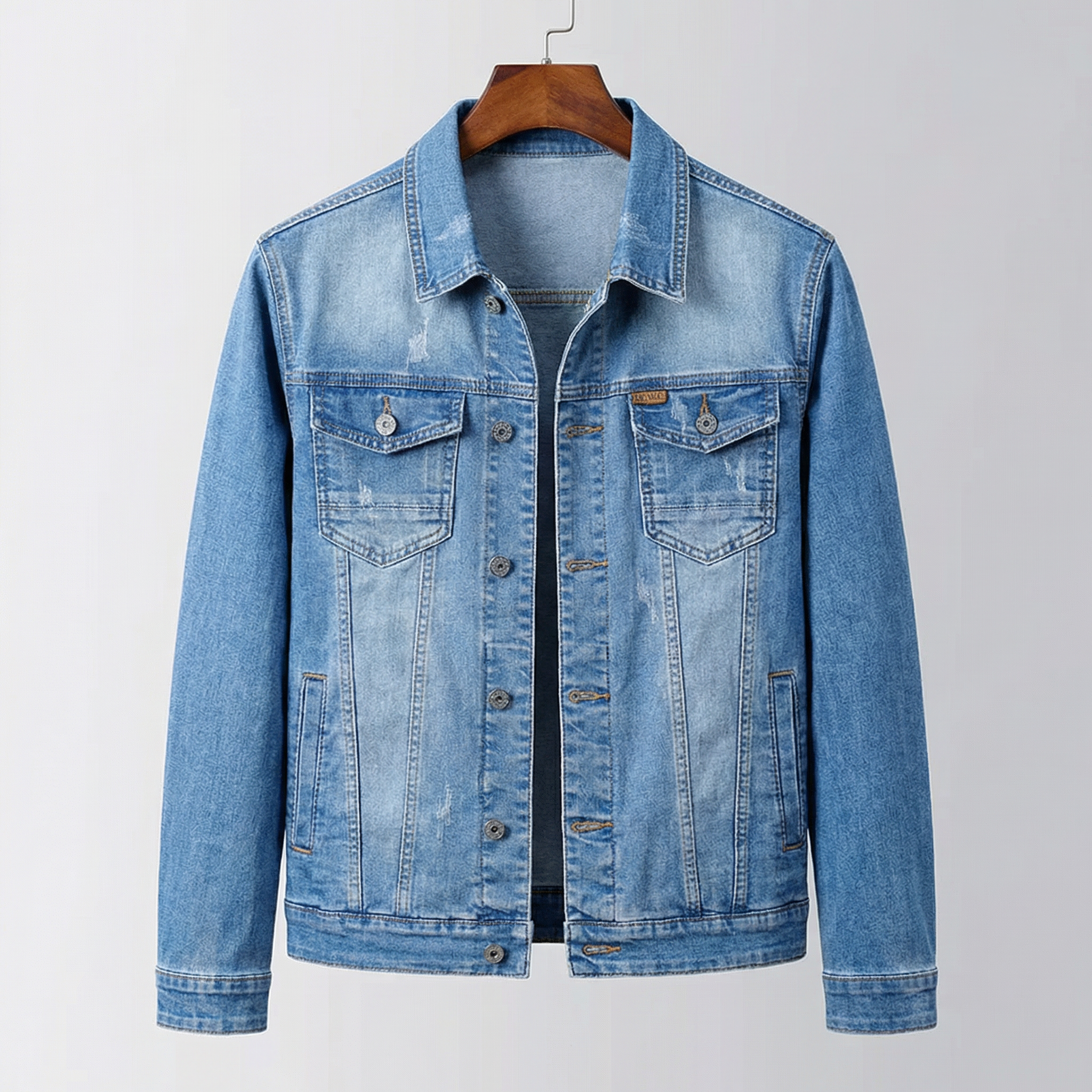 BILLY | Denim jacket with structured fit