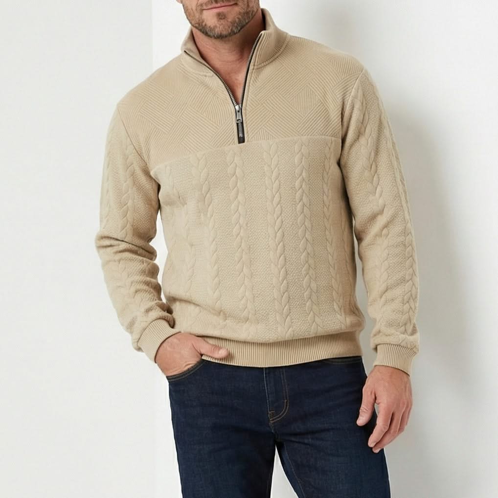 CAMDEN | Quarter zip jumper