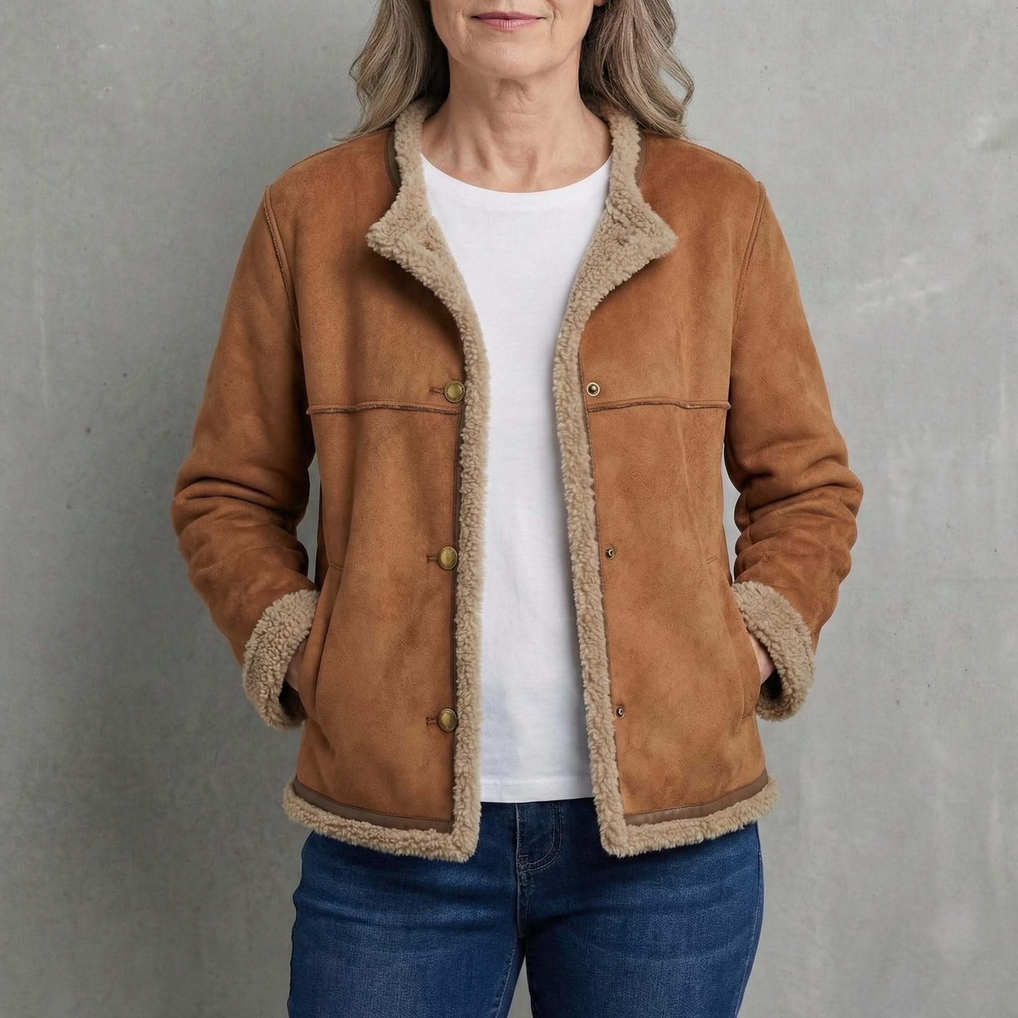 RUBY | Shearling-lined jacket