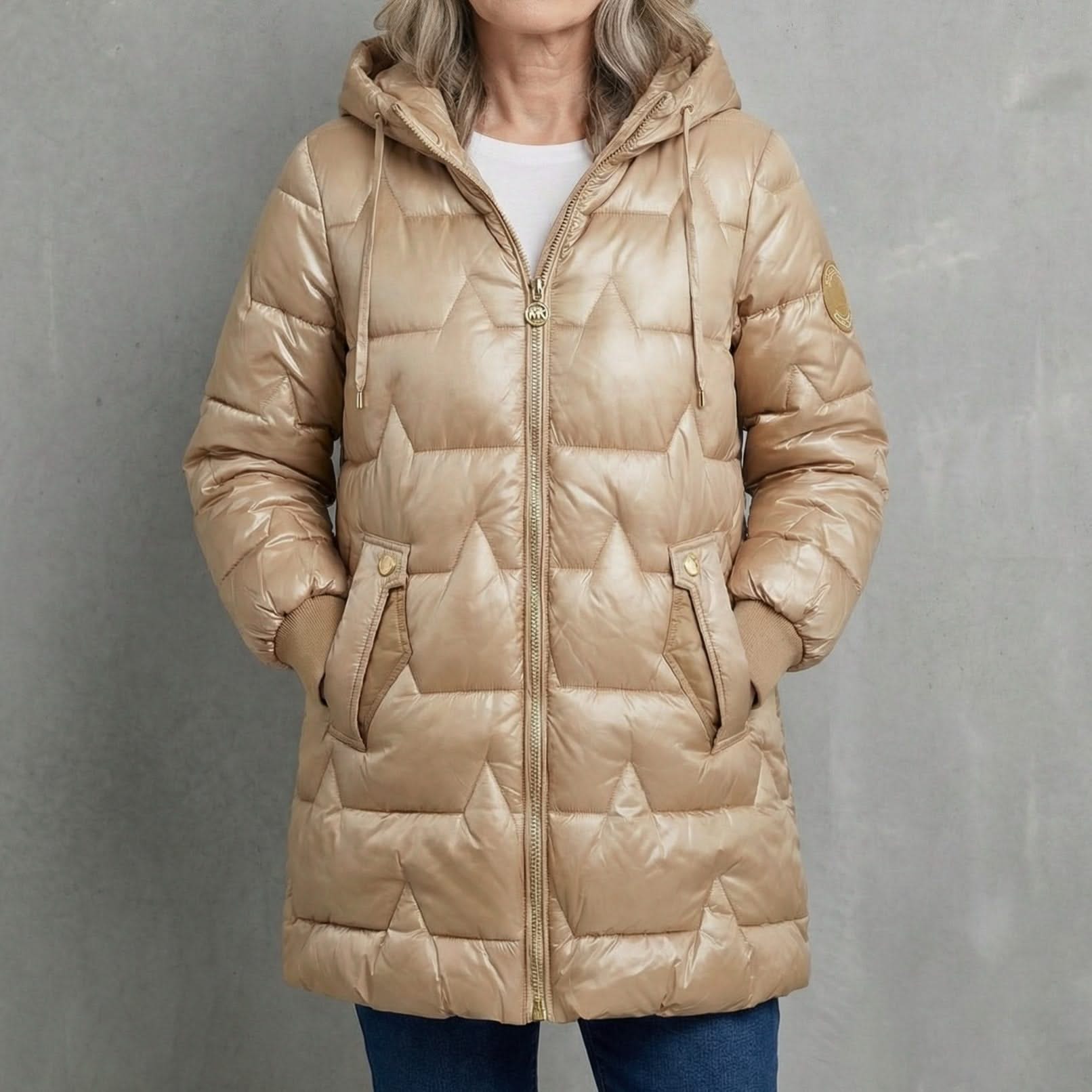 LUNA | Overcoat with padded hood