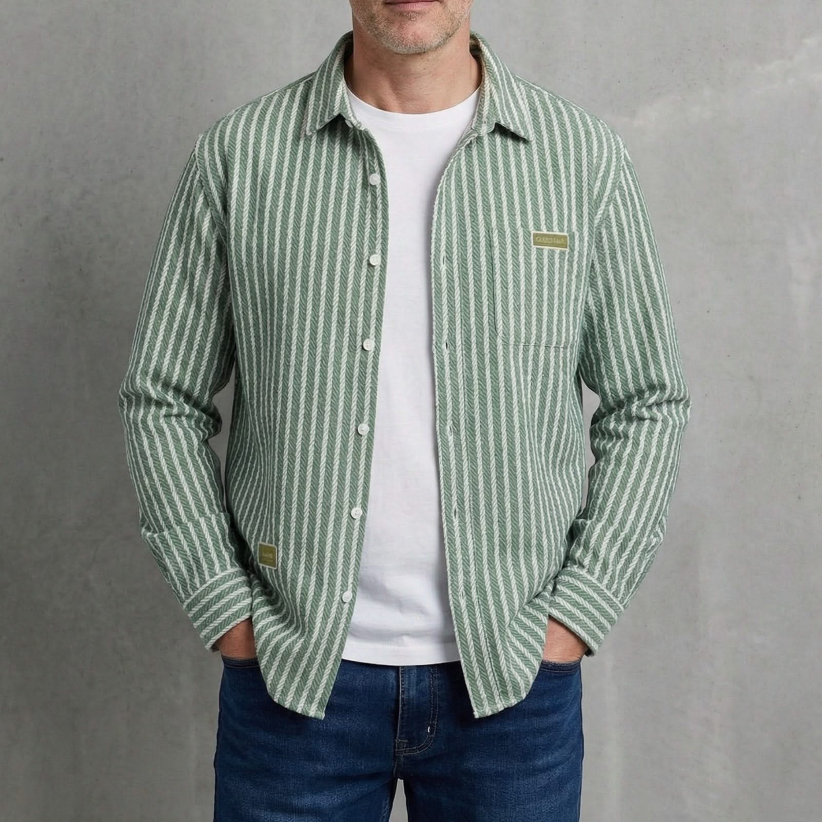 HALDRIN | Layered shirt with dual hem
