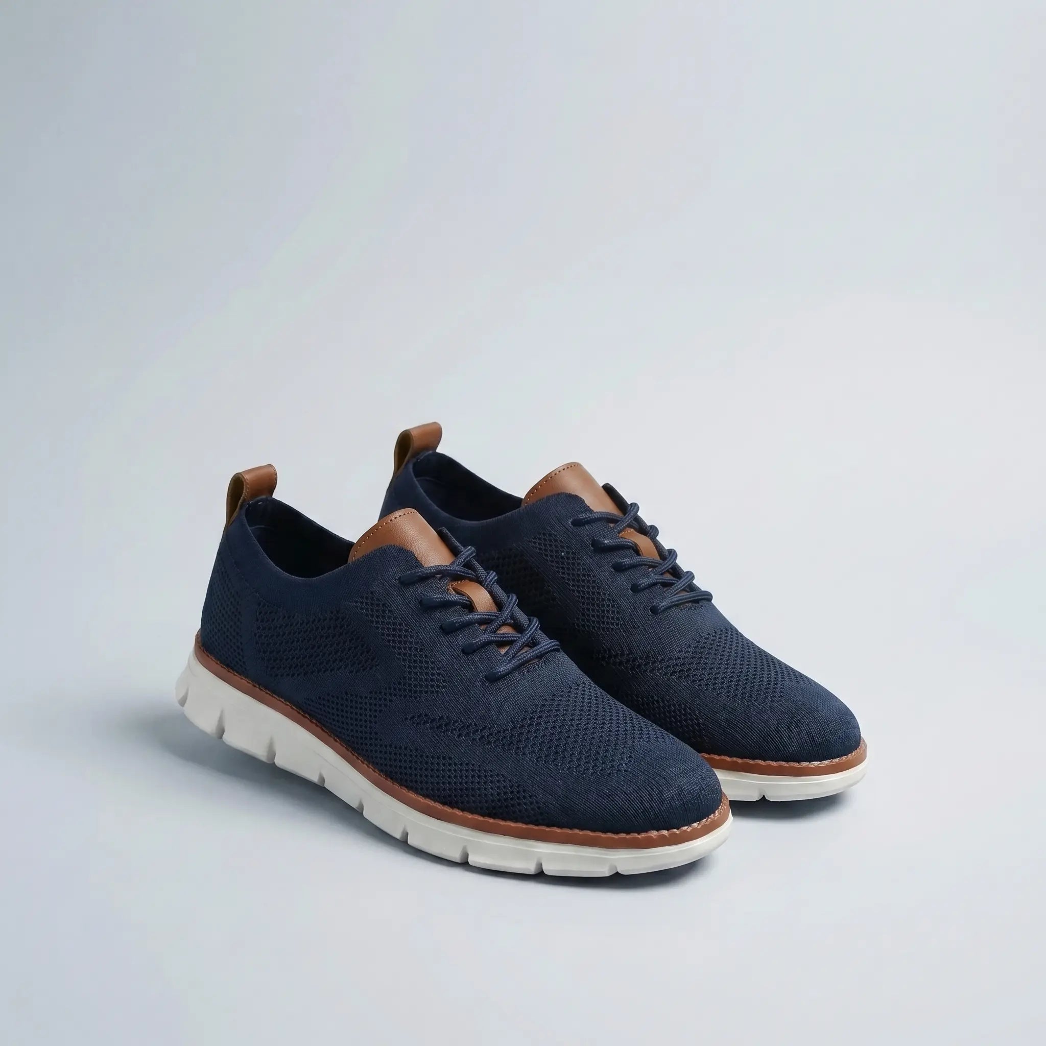 OXFORD | Oxford sneaker with stretch-knit upper