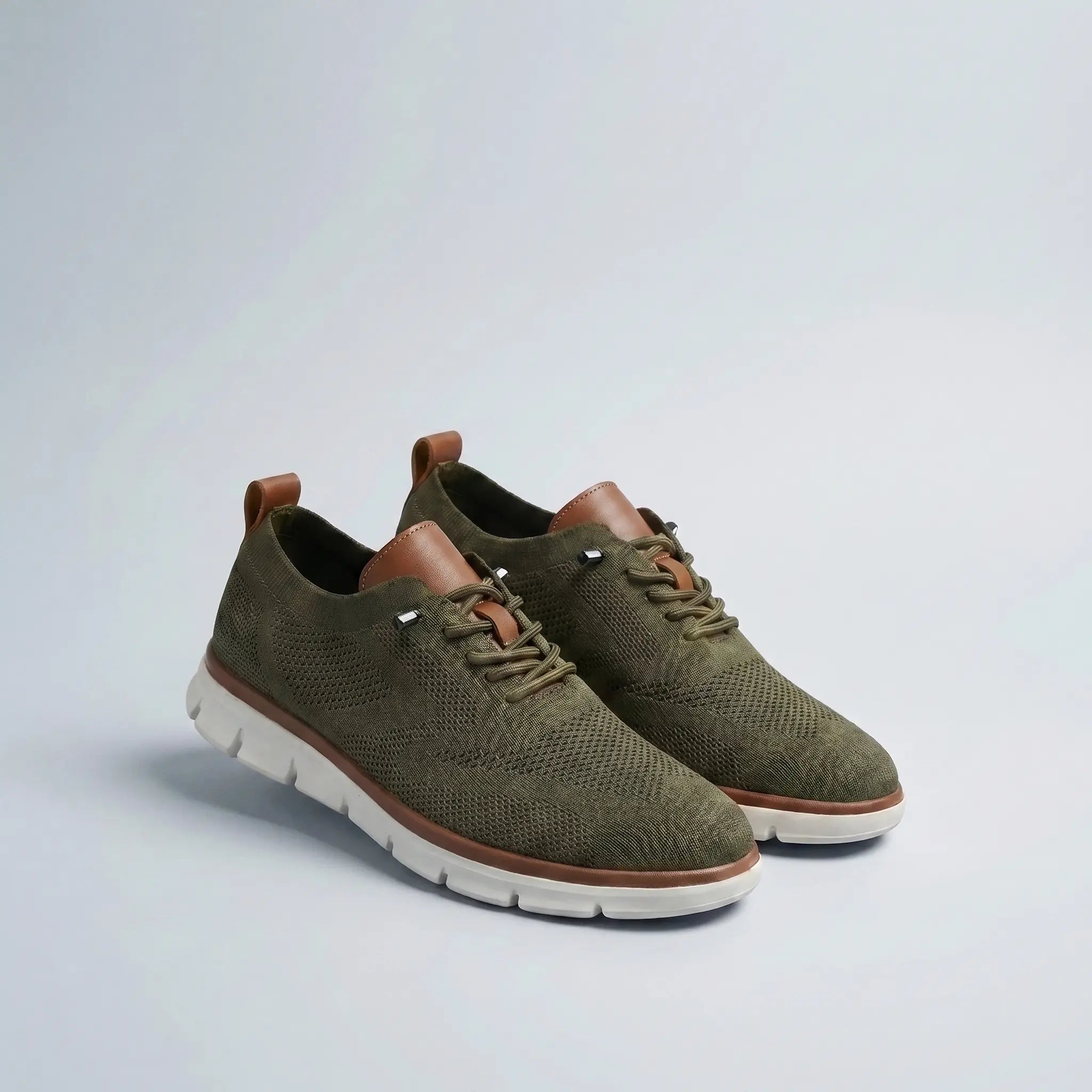 OXFORD | Oxford sneaker with stretch-knit upper
