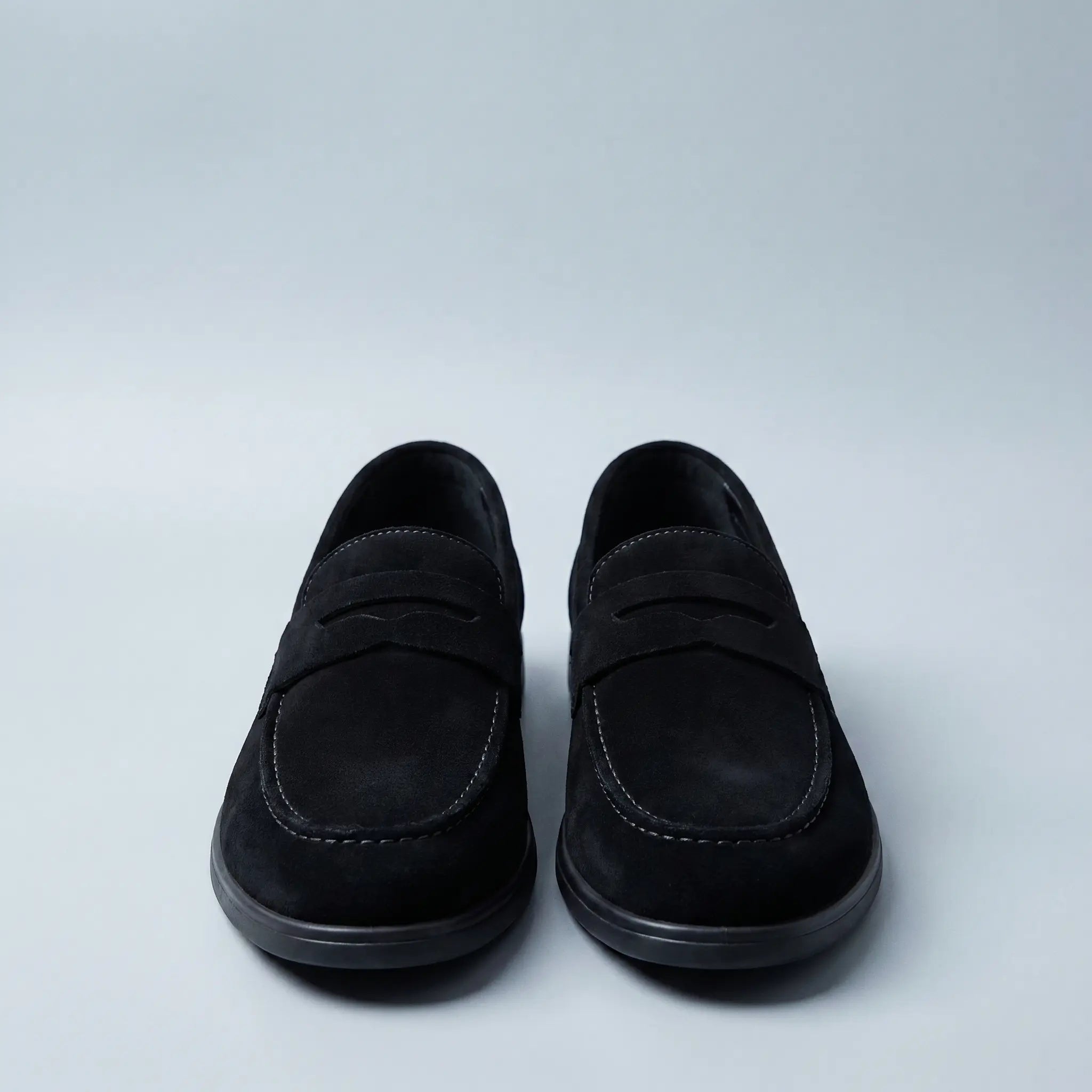 PARNELL | Penny loafer with vegan suede upper
