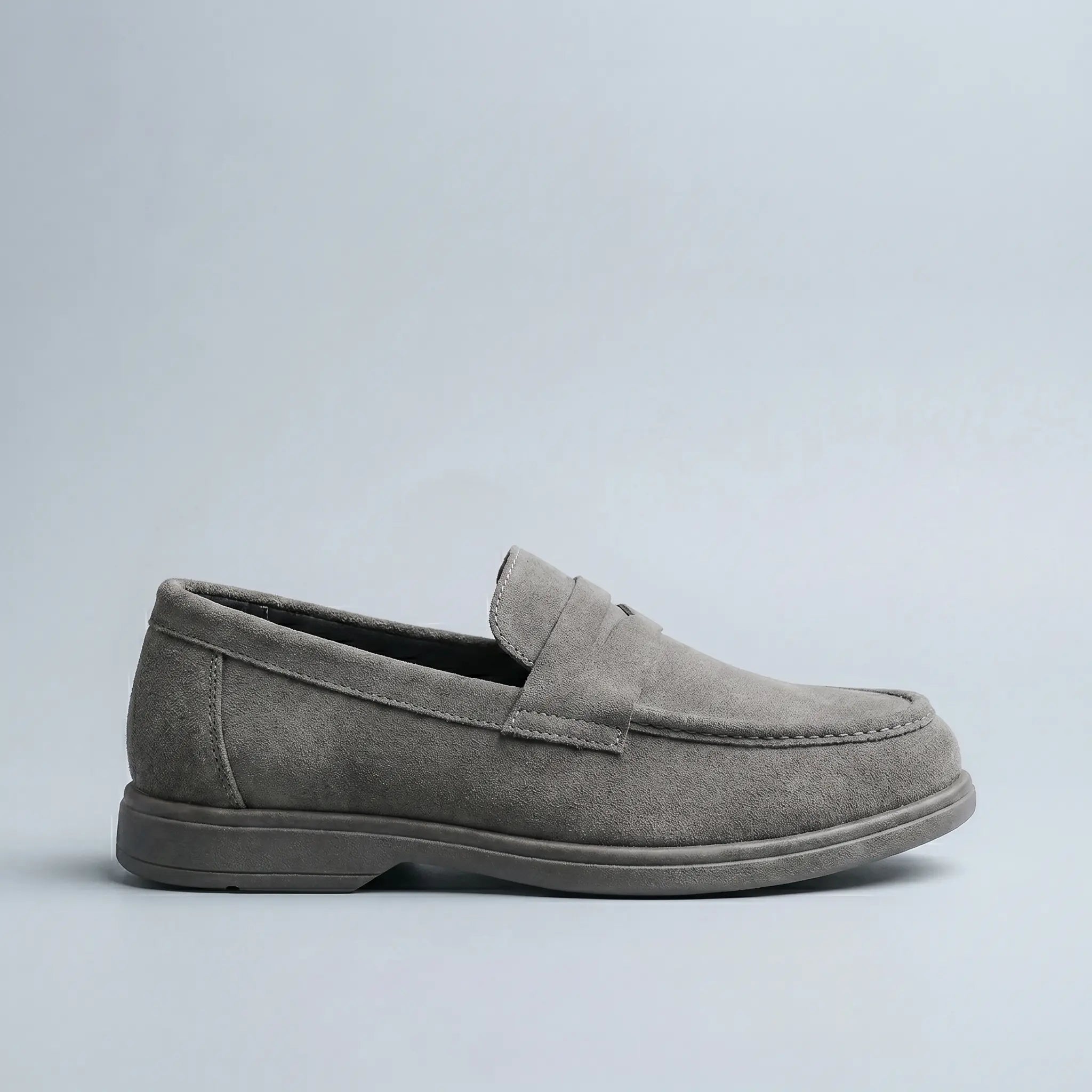 PARNELL | Penny loafer with vegan suede upper