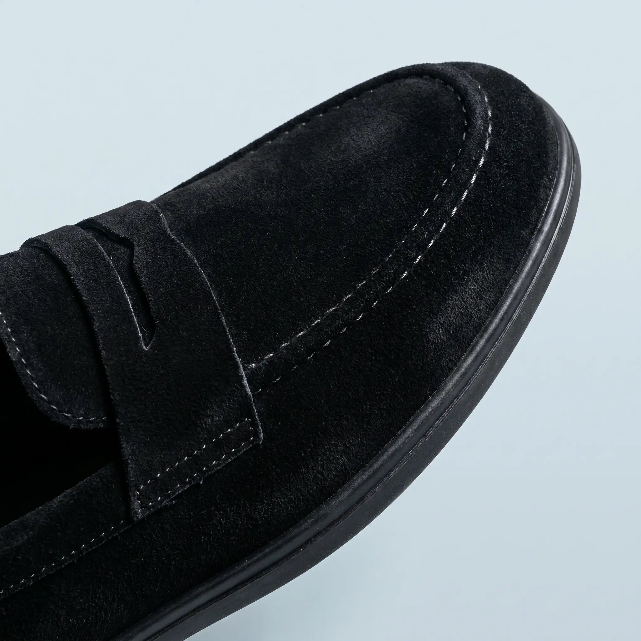 PARNELL | Penny loafer with vegan suede upper