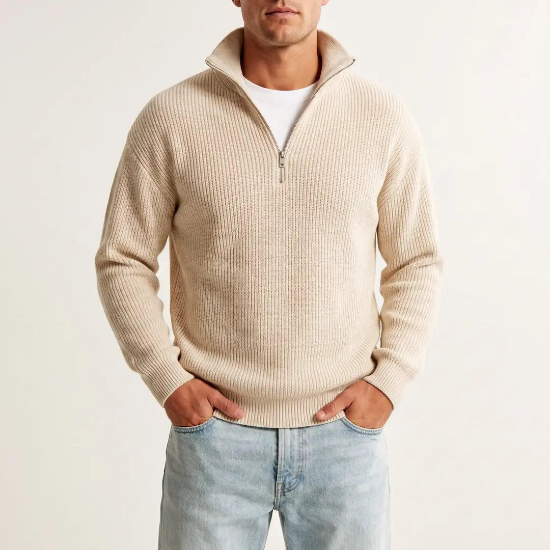 MOSMAN | Half-zip jumper