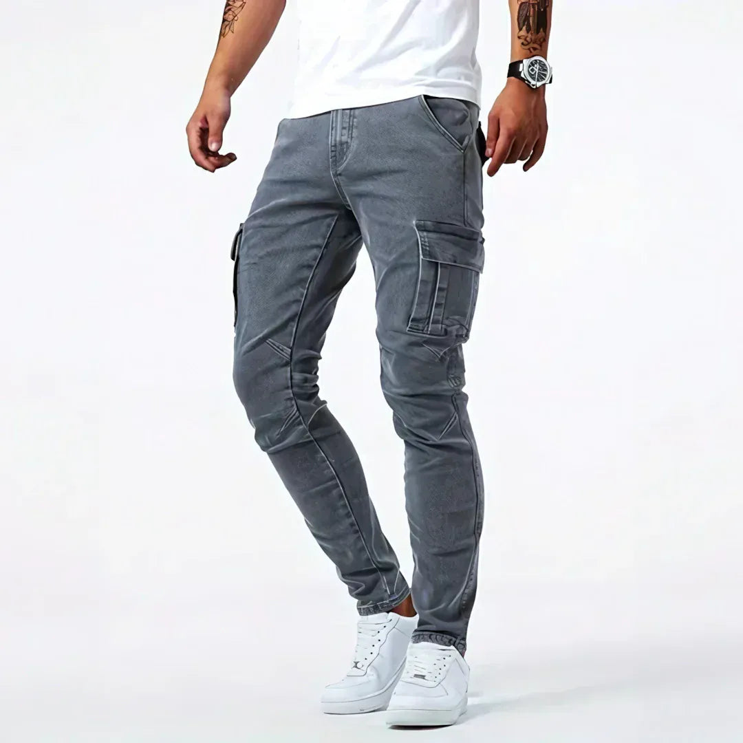 BROOKS | Cargo jeans with slim pockets