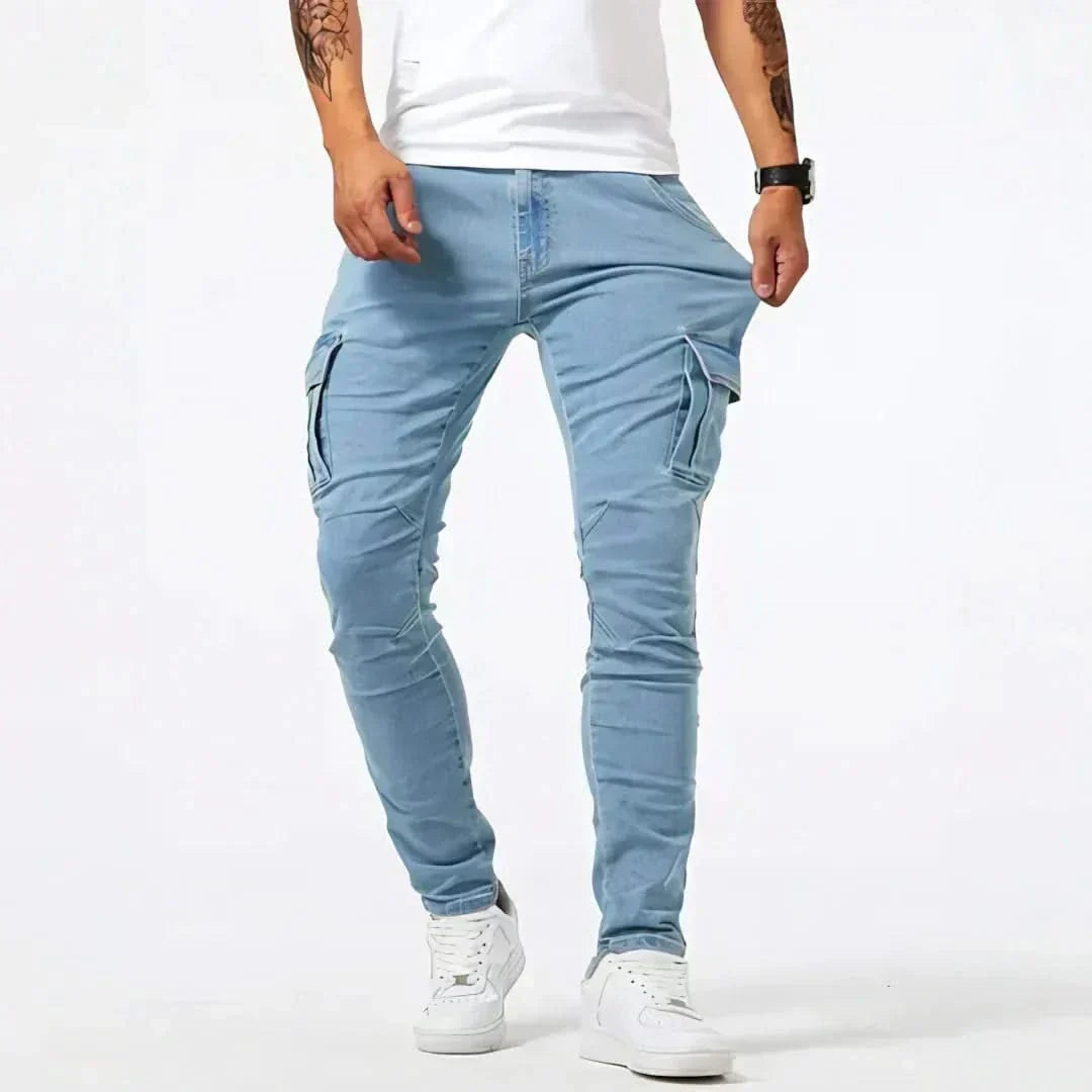 BROOKS | Cargo jeans with slim pockets