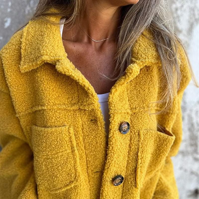 CAMILLE | Coat with lapel collar
