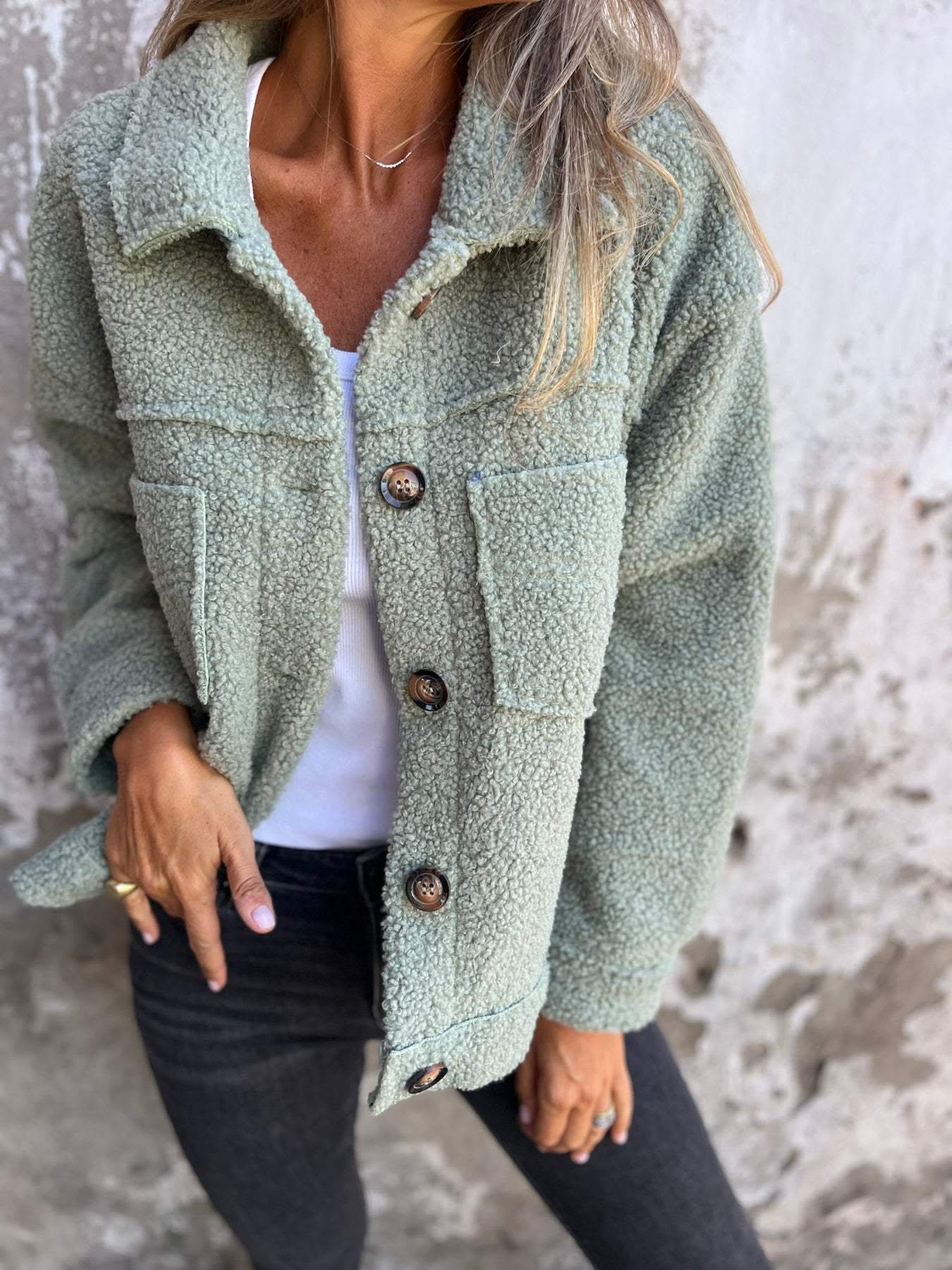 CAMILLE | Coat with lapel collar
