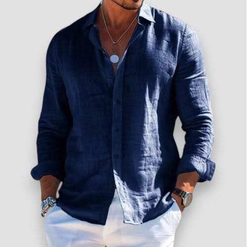 ALFIE | Linen shirt with relaxed fit