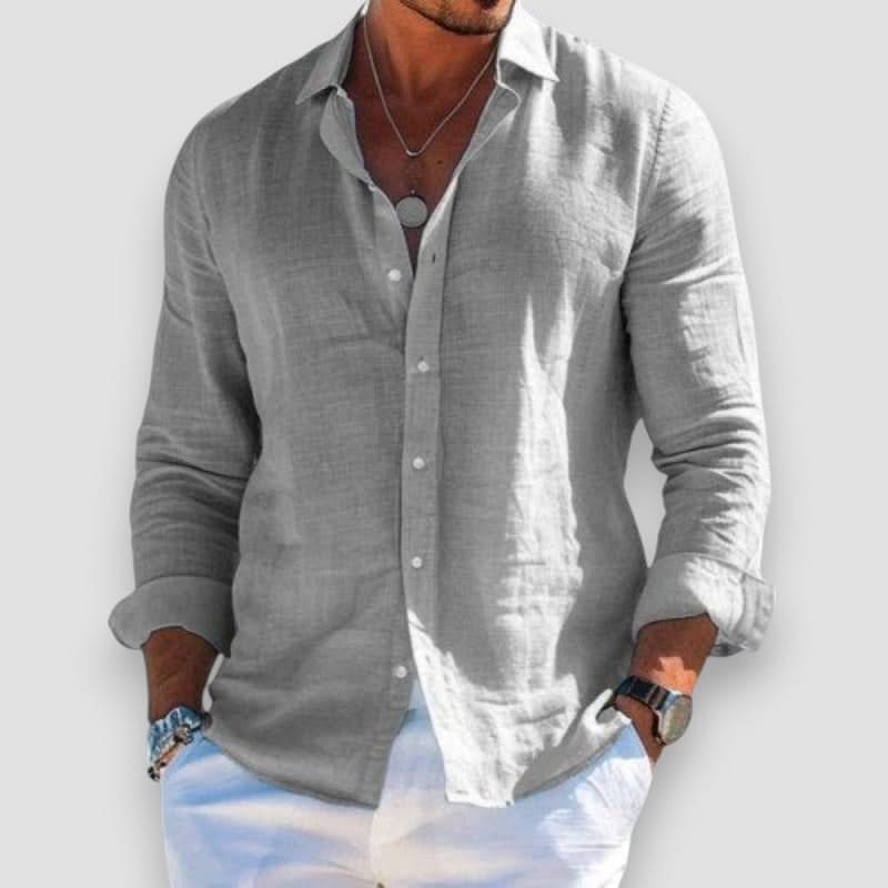 ALFIE | Linen shirt with relaxed fit