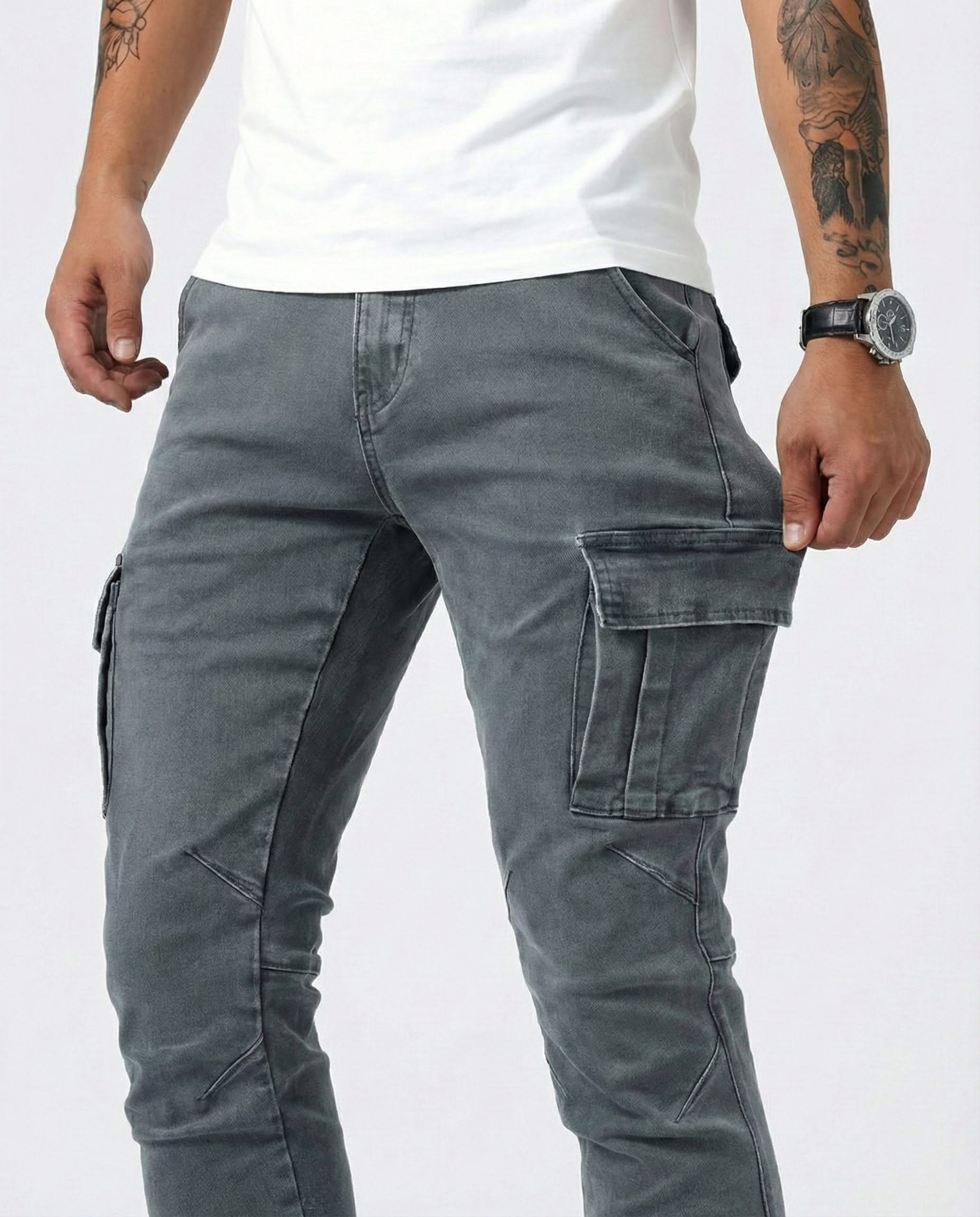 BEAUMONT | Slim-cut stretch trousers