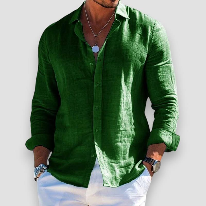 ALFIE | Linen shirt with relaxed fit
