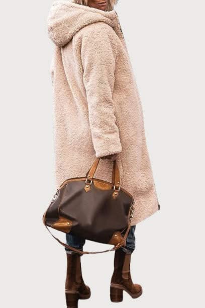 NOA | Reversible coat with fluid silhouette