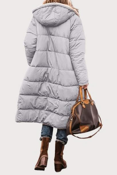 NOA | Reversible coat with fluid silhouette