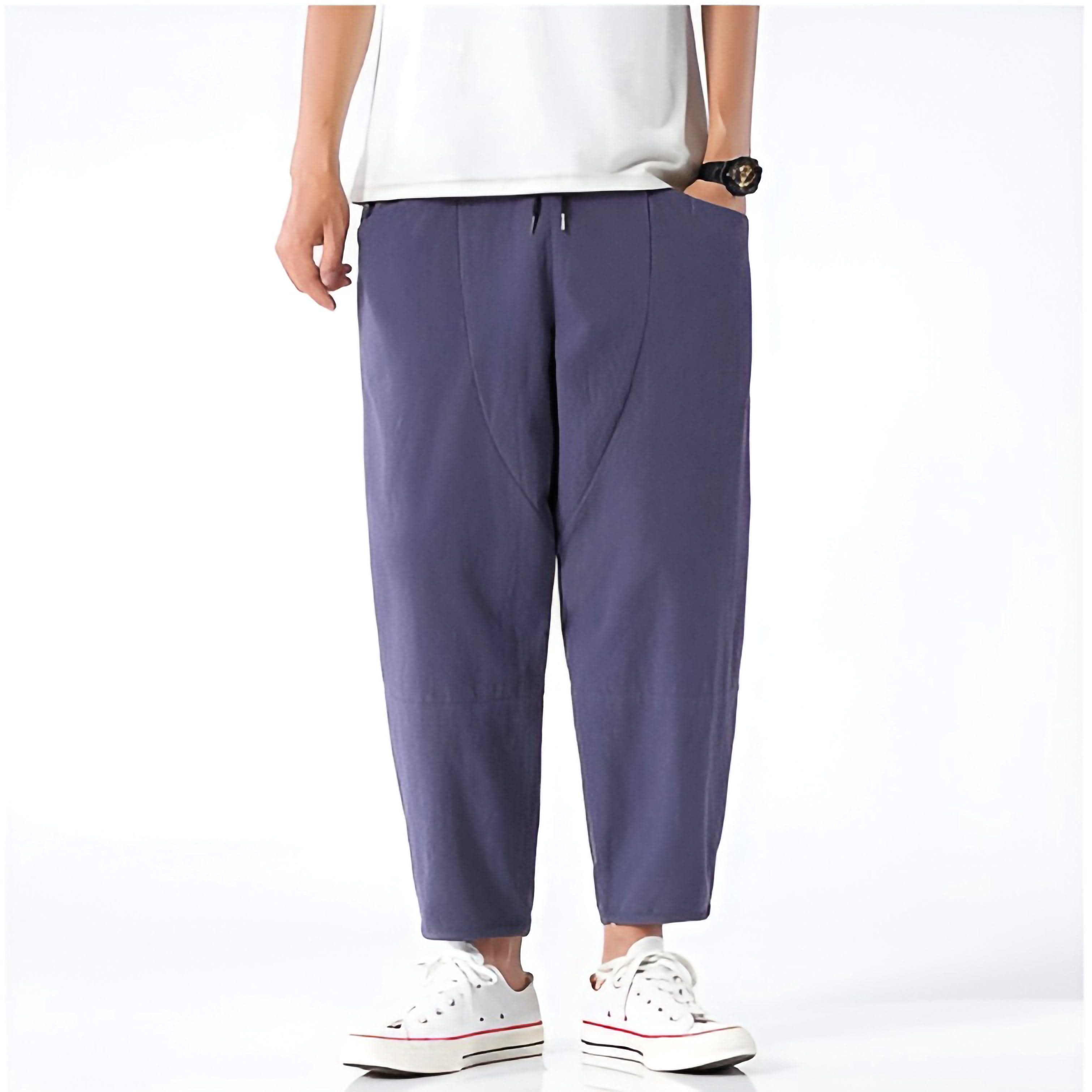 RILEY | Cropped pants with drawstring waist
