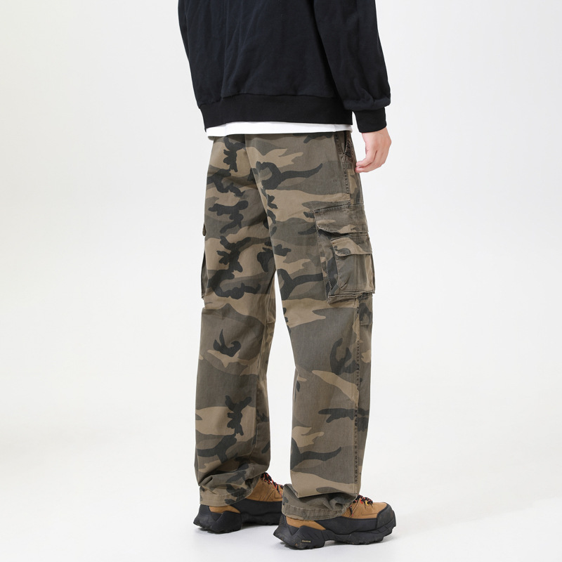 ZAYNE | Cargo trousers with camo print
