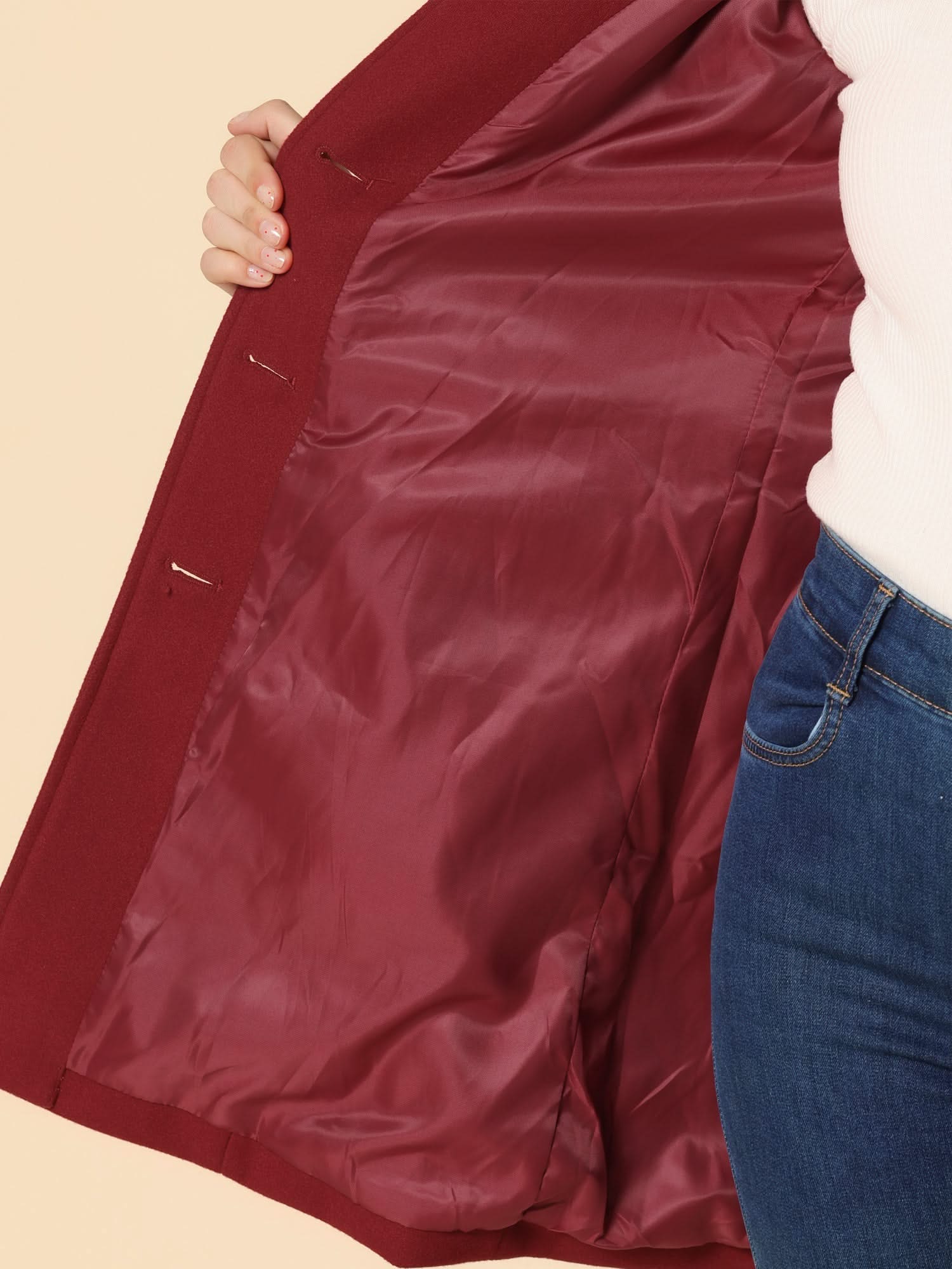 AVELINE | Trench coat with fit-and-flare silhouette