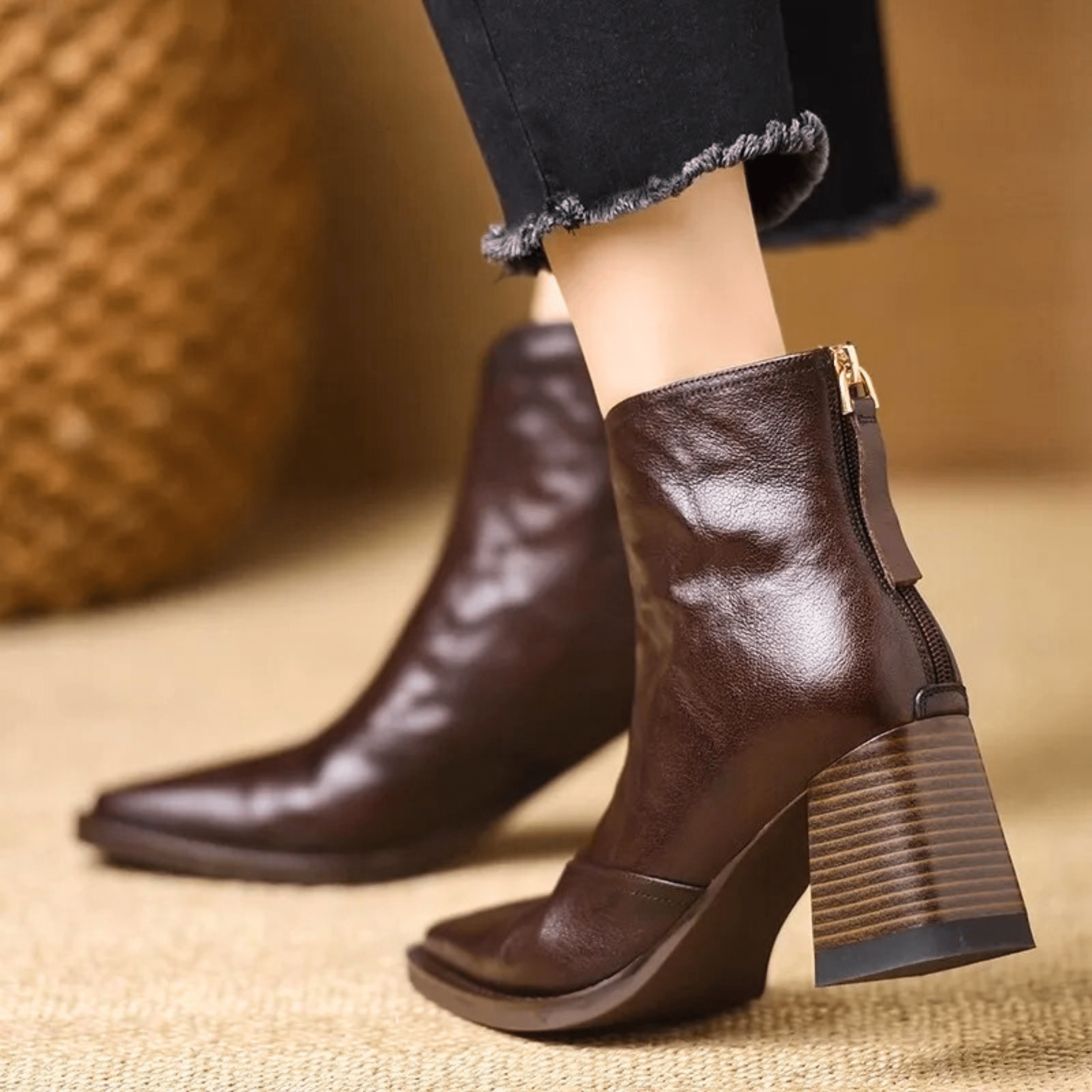 HARPER | Ankle boots with mid heel